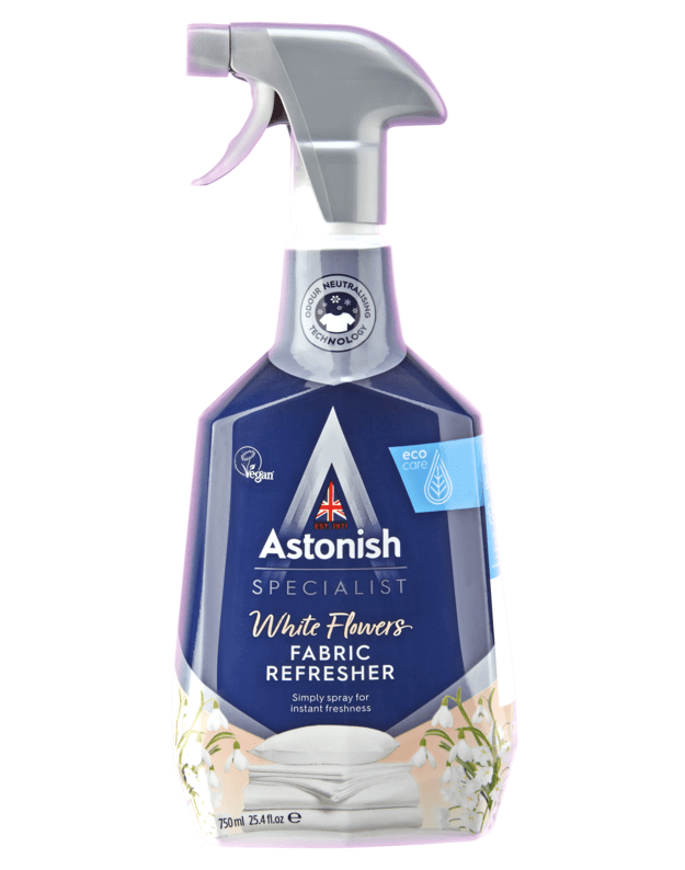 ASTONISH audinių gaiviklis White Flowers, 750 ml