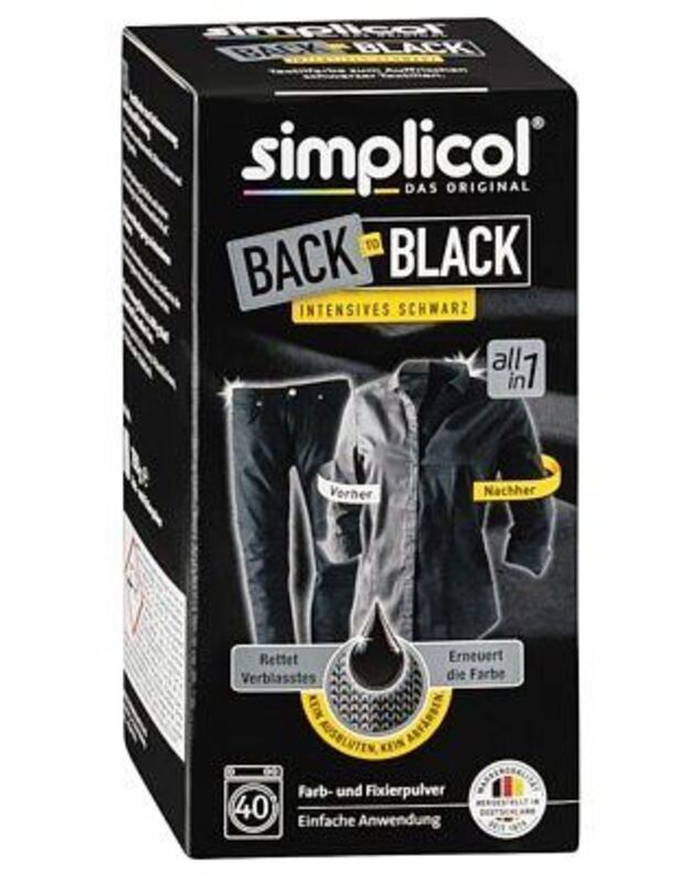 Simplicol - spalvos atnaujinimas, paryškinimas, (juoda), 400 g